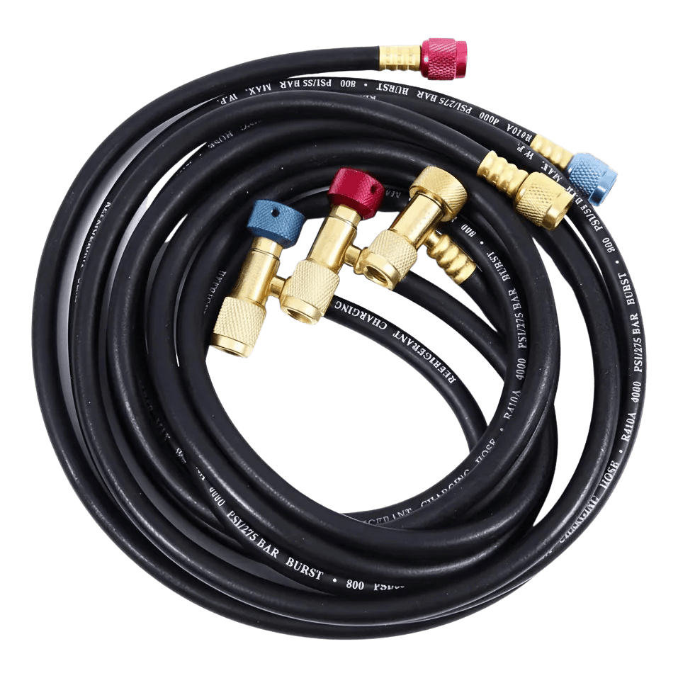 Conjunto de Mangueiras Baixa Pressão C/Registro de Segurança 1/4 x 1/4  1,50m ( 23335-SSS) - Black Diamond