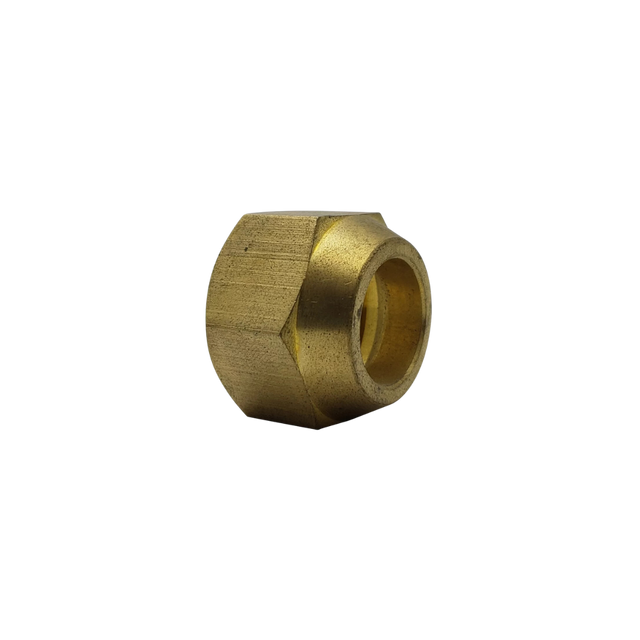Porca Latao Conexão Ar Condicionado Redutora 1/2 x 3/8 - Madasa