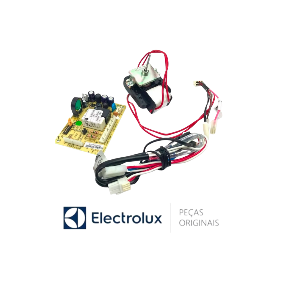Kit Placa ( Placa / Rede Sensor / Motor ventilador ) 220v DF47 DF50 DF50X DFW50 DW50X - Electrolux Original