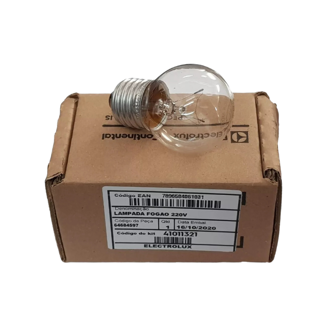 Lampada Fogão 220v E27 40w Temperatura Max 300o - Electrolux Original