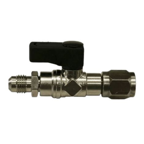Válvula Registro Esfera ( GBC ) R1234Y 1/2f Left T X 5/16m  SAE - MA19-5/16 -GTS Milano