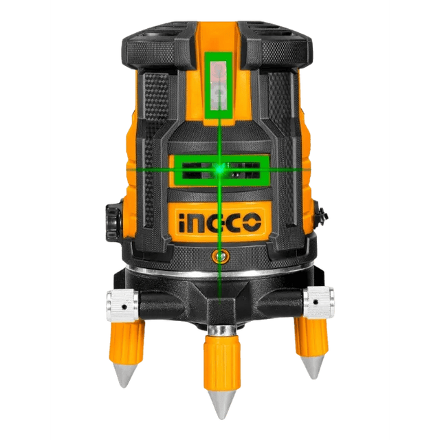 Nível a Laser 5 Linhas Verdes (1 Horizontal E 4 Verticais) - INGCO