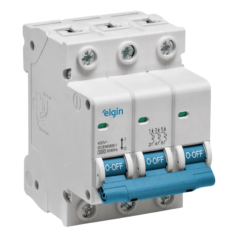 Mini Disjuntor 25A  DEP3-3C25 - Elgin