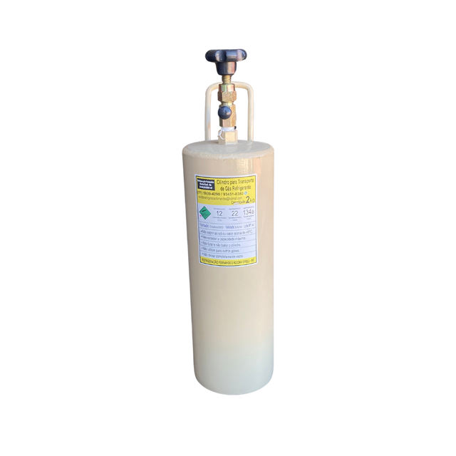 Cilindro P/Transportar R12/22/134 SEG/MAN 2KG