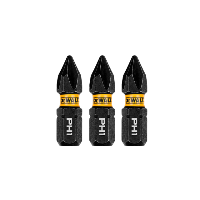 Ponta Phillips #1 Flextorq 1 3 Peças -  Dewalt