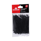 Abracadeira Nylon 2;5X100mm PR 100pcs - WORKER