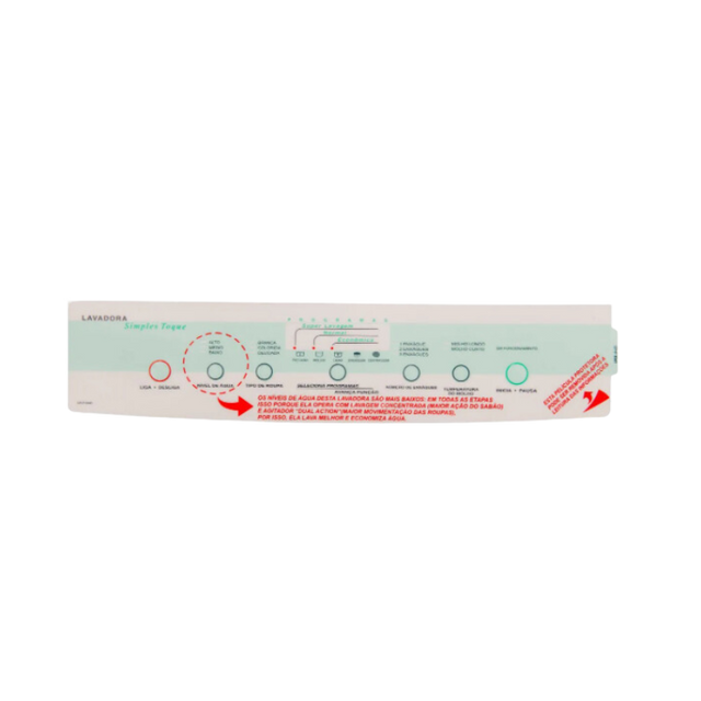 Painel Decorativo Lavadora Brastemp BWF22A - CP