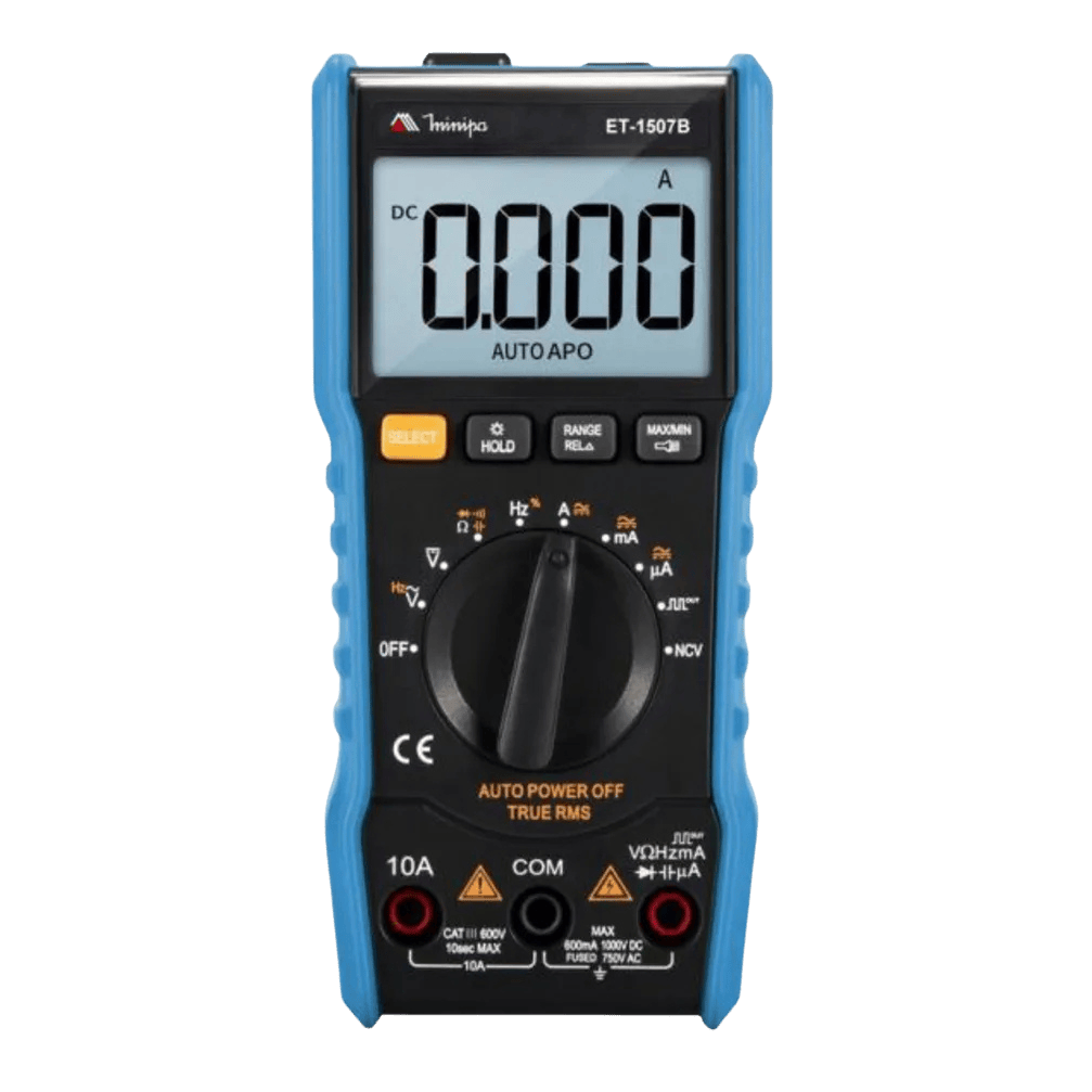 Multímetro Digital Et1507b Profissional Portátil 750v - Minipa