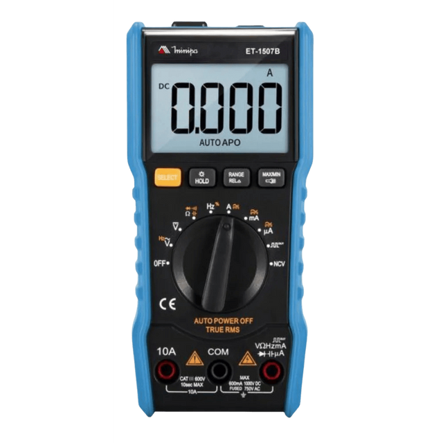 Multímetro Digital Et1507b Profissional Portátil 750v - Minipa