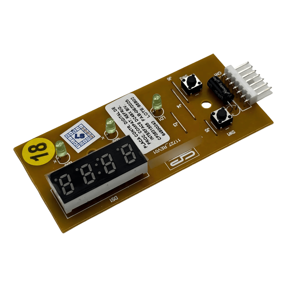 Placa Controladora Digital De Processo Compativel C/ Refrigerador Interface DC49X Bivolt - CP