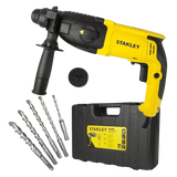 Kit Martelete Sds Romp 800W 26MM 220V Com 6 Brocas - STANLEY