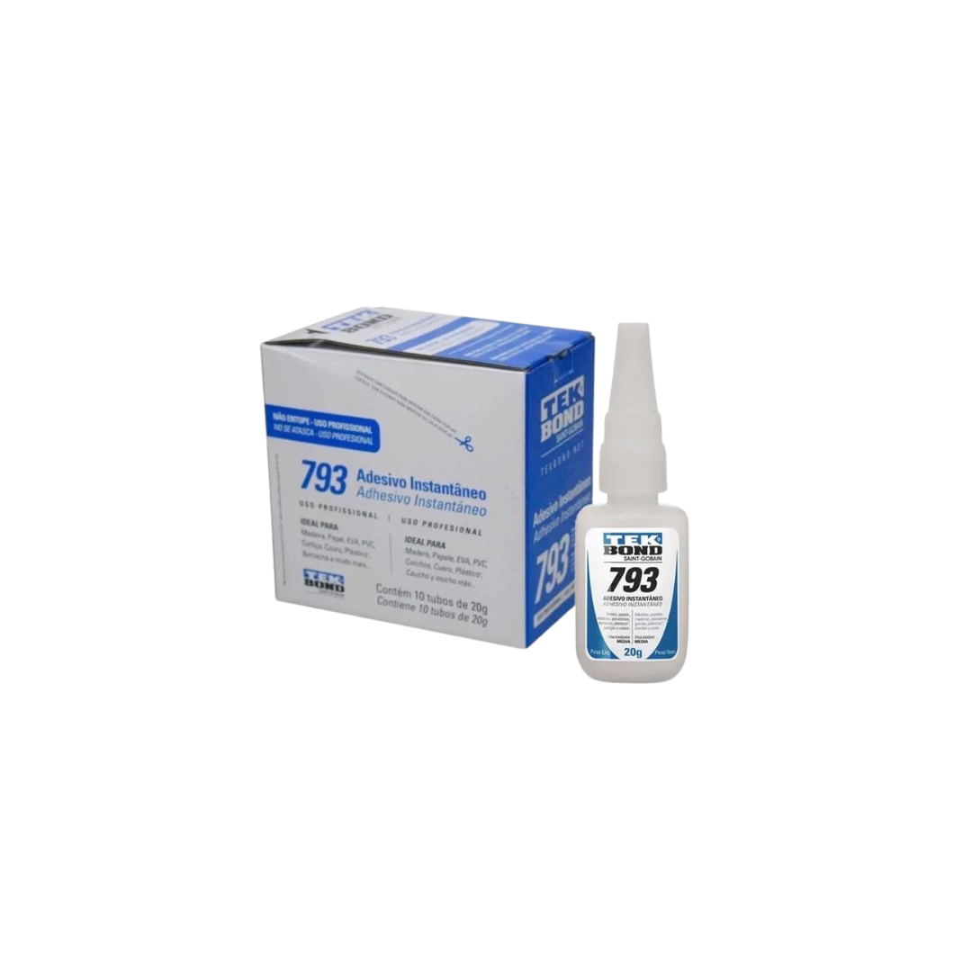 Cola Adesiva Instantânea 793/20G - Tekbond
