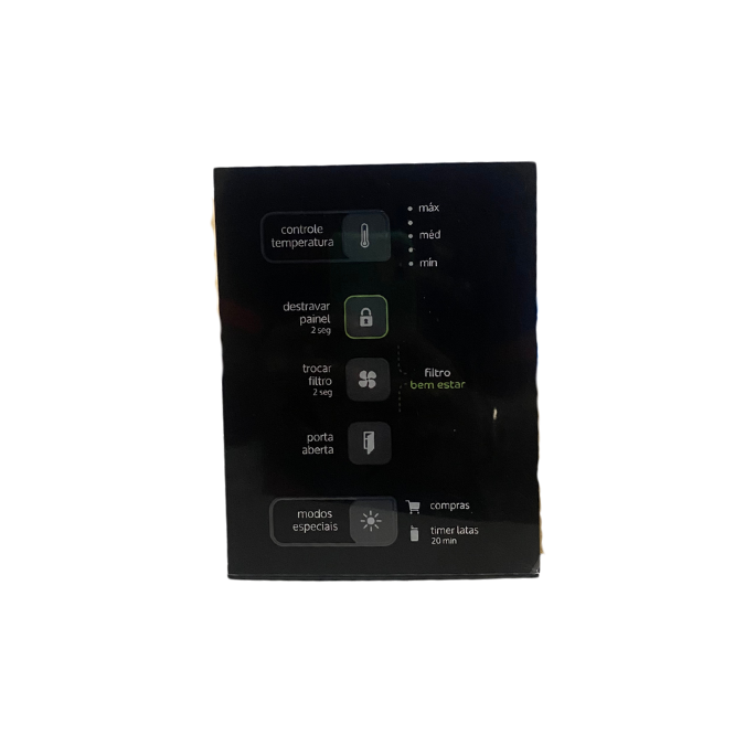 Placa Interface Indiana p/ Refrigerador ( CRM51AB / CRM52AK / CRM55AB / CRM51AK / CRM51ZB )  - Brastemp Original