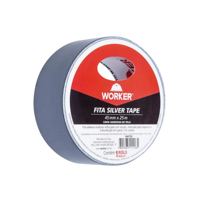 Fita Silver Tape Multiuso (45mmx25m) - Worker