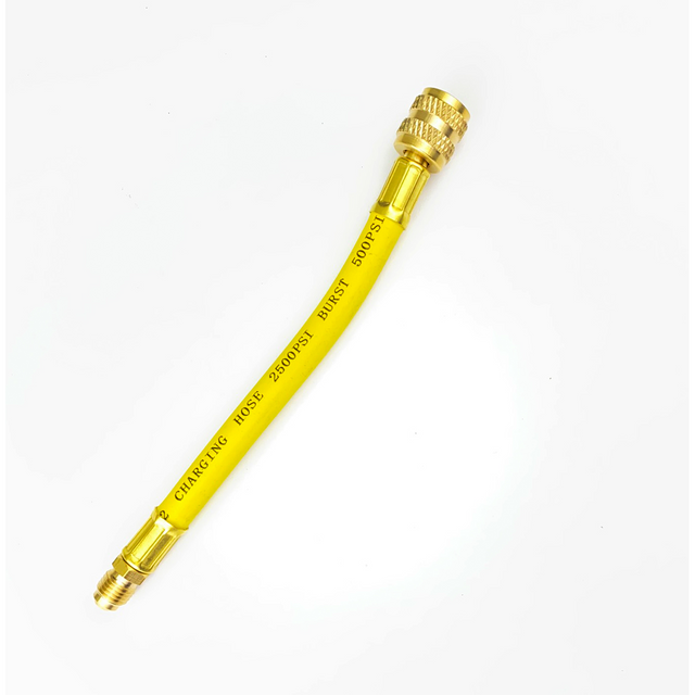 Adaptador Para Manifold 1/4M x 5/16F Com Extensão ( mangueira amarela ) - Bravo