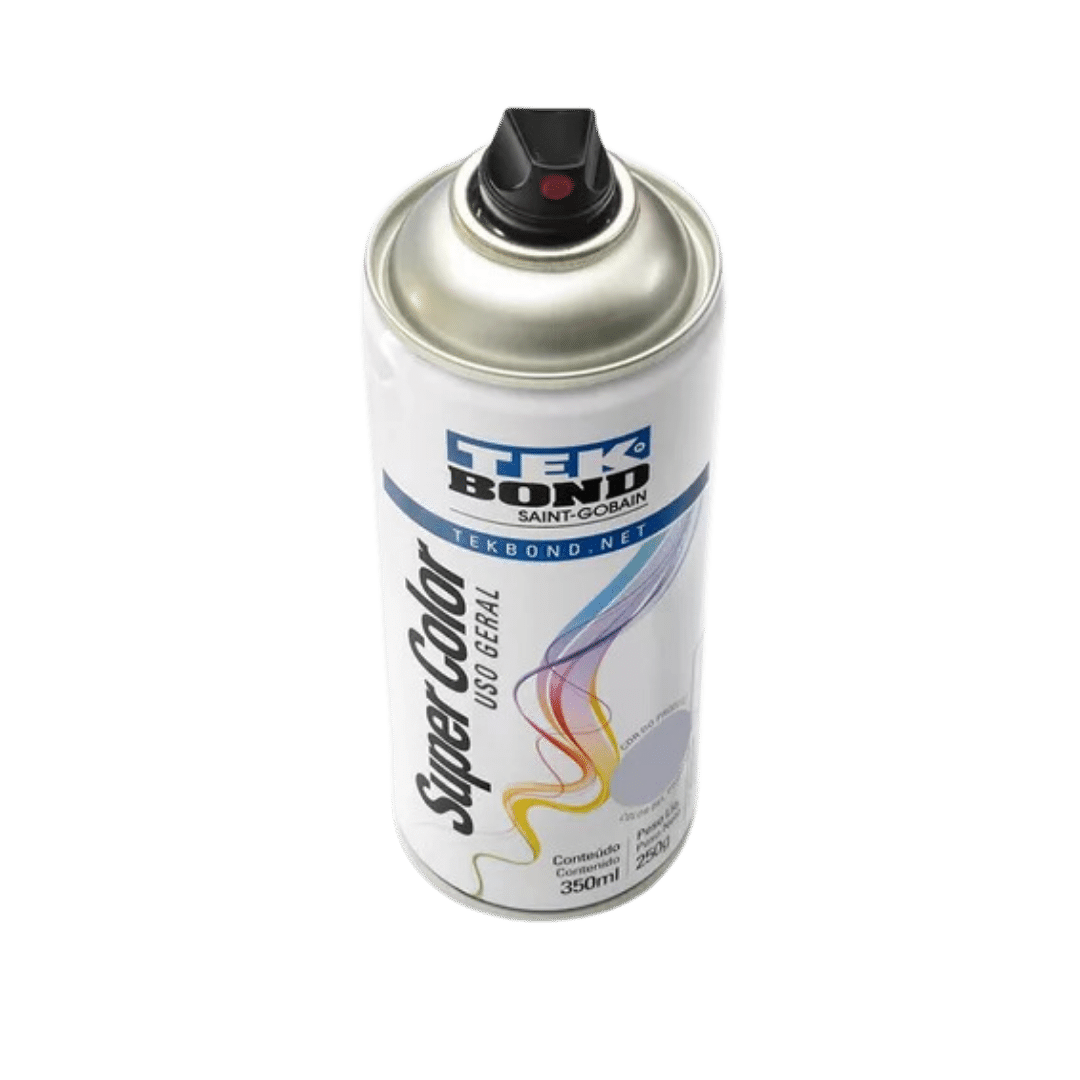 Tinta Spray Platina Uso Geral 350ml - Tekbond