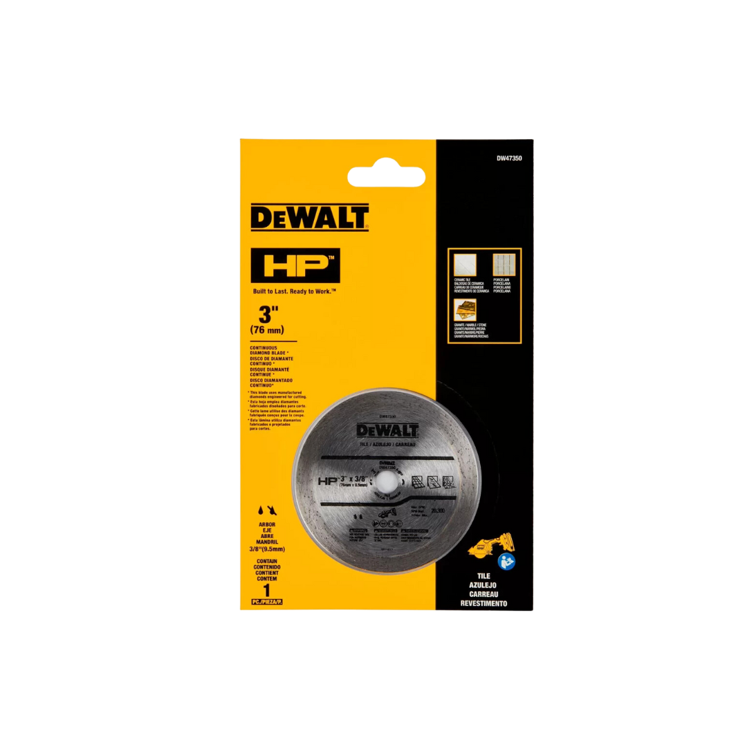 Disco Diamantado liso 3 Pol. x 3/8 Pol. (DW47350) - DeWalt